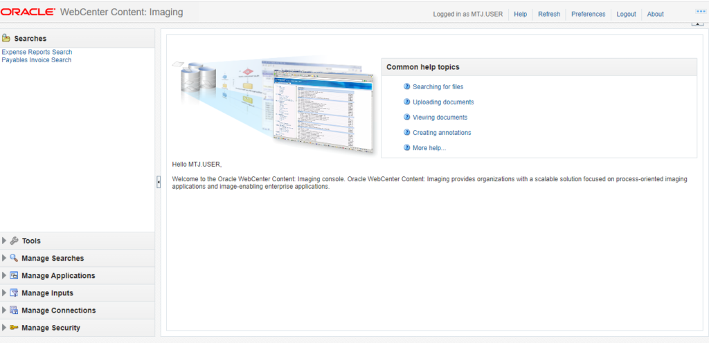 Oracle Invoice imaging