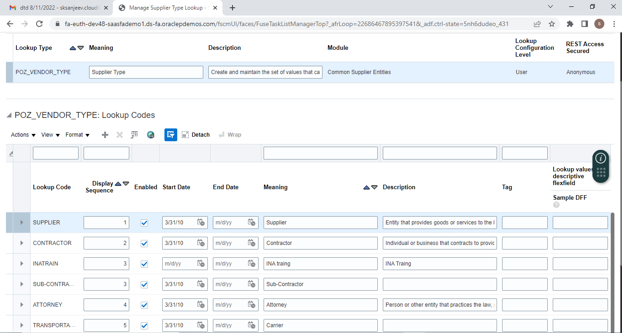 How to Create Supplier in Oracle Fusion