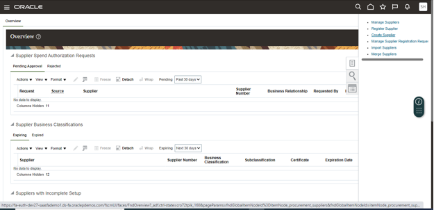 How to Create Supplier in Oracle Fusion