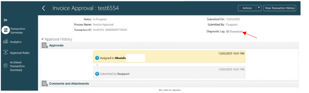 How to setup Invoice Approval in Oracle Fusion BPM