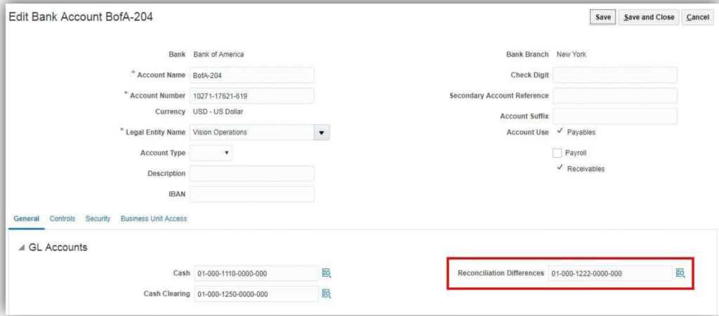 External transactions and bank transfer in oracle fusion cash management