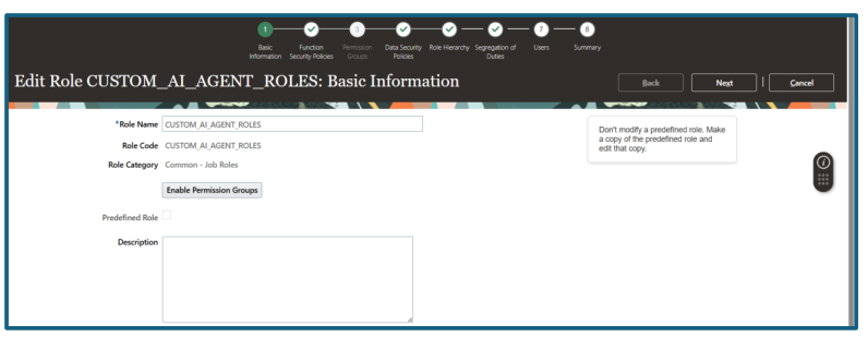 AI Agent in oracle fusion