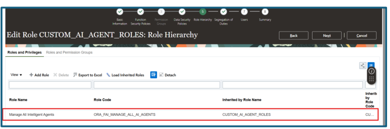 AI Agent in oracle fusion