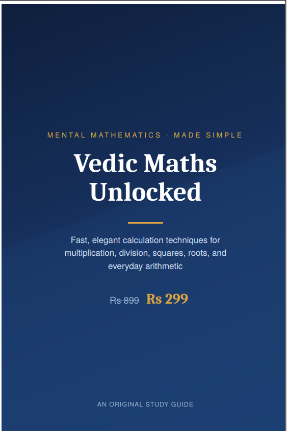 Vedic Maths eBook Bundle – Learn Faster, Calculate Smarter!