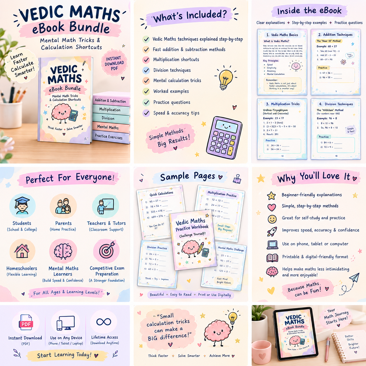 Vedic Maths eBook Bundle – Learn Faster, Calculate Smarter! - Image 2